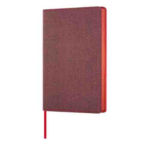 CASTELLI NOTEBOOK MID RUL HARRIS MAPLE RED